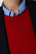 GD - WOOL CREW NECK SWEATER - RED