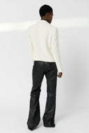 Plain Tweed Suit Jacket - Tahiti