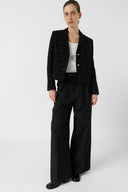 GD Checked tweed suit jacket - TIANA - Black