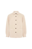 Cotton and linen blend overshirt - TINAJA