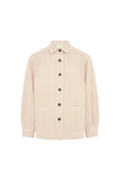 Cotton and linen blend overshirt - TINAJA