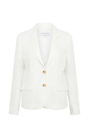 GD Linen suit jacket - TERYA - Ecru