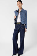 GD Tweed jacket with lurex - TAHLIA - Indigo