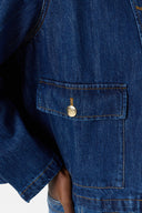 Straight Jacket In Raw Denim - Taina