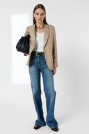 GD Linen suit jacket - TALIYA - Sand