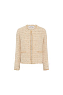 Tweed And Lurex Jacket - Talea