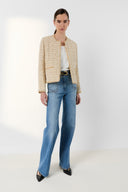 Tweed And Lurex Jacket - Talea