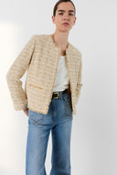Tweed And Lurex Jacket - Talea
