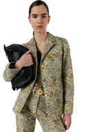 GD Floral denim safari jacket - TENA - Pink