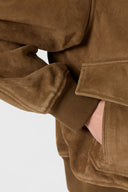 Suede leather jacket - TACHA