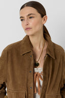 Suede leather jacket - TACHA