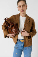Short Suede Jacket - Tirya