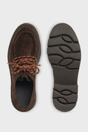 Derby with notched sole - SIERRA - Brown