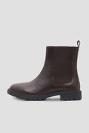 Vintage boots with notched sole - NOAH - Brown