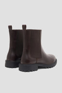 Vintage boots with notched sole - NOAH - Brown