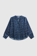 Lolita Viscose Shirt - Navy