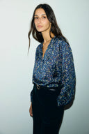 Lolita Viscose Shirt - Navy