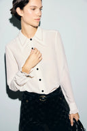 Loren Silk Shirt - Natural