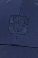 Embroidered monogram cap - DELINDA - Navy