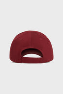 Embroidered monogram cap - DELINDA - Red