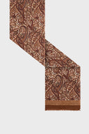 Sheila Wool-Silk Scarf - Caramel
