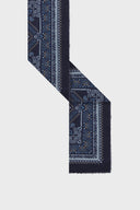 Sinead Wool Scarf - Navy