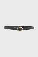 Sofia Leather Belt - Black