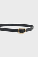 Sofia Leather Belt - Black