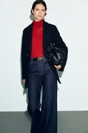 Alis Coat - Navy blue