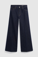Bianca Cotton-Stretch Trousers - Blue