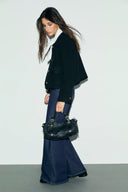 Bianca Cotton-Stretch Trousers - Blue