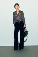Mya Trouser - Navy Blue