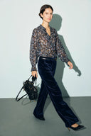 Mya Trouser - Navy Blue