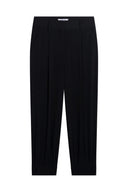 Pleated puffy pants - MILA - Black