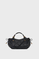 12H Matelasse Bag in Smooth Cowhide Leather - Black