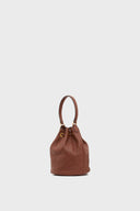 Quilted leather bag - NAOMI - Tan