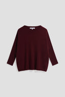 Reta Pullover BEIGE REDWINE - Bordeaux
