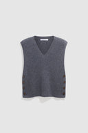 Renia Pullover/Vest Grey - grey
