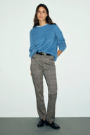 Thick wool and mohair sweater - RIYA - Periwinkle