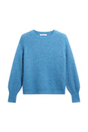 Thick wool and mohair sweater - RIYA - Periwinkle