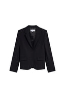 Justa Faux-Leather Jacket - Black