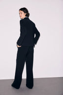 Justa Faux-Leather Jacket - Black