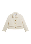 Judit Wool-Cotton Jacket – Ecru