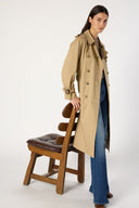 Serge Trench Coat in Beige by Gerard Darel