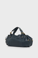 GD Canvas 24H Bag In Cotton Canvas With Gd Initials-Marine