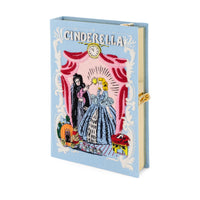 BOOK CLUTCH CINDERELLA BLUE