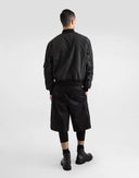 Dolce & Gabbana Black Cotton Stretch Cargo Bermuda Shorts