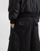 Dolce & Gabbana Black Cotton Stretch Cargo Bermuda Shorts