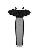 ATELIER HEKAYAT AIR BALLOON DRESS, COLOR BLACK