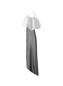 ATELIER HEKAYAT  AIR BALLOON BLACK AND WHITE DRESS